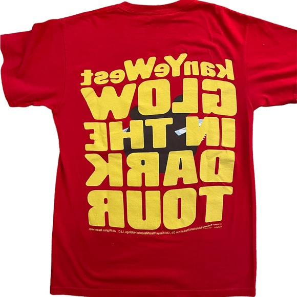 Kanye West Takashi Murakami Glow in the Dark 2007 Tour Graduation Size S RARE - Picture 5 of 5